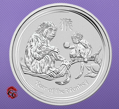 2016 Australia Lunar Series II Monkey 1/2 oz from Mint Roll