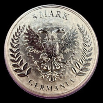 2021 Germania 1 oz .9999 Silver BU Coin w/ COA
