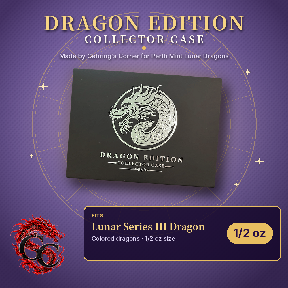 Dragon Display Case, Series III for 1/2 oz Dragons (2024)