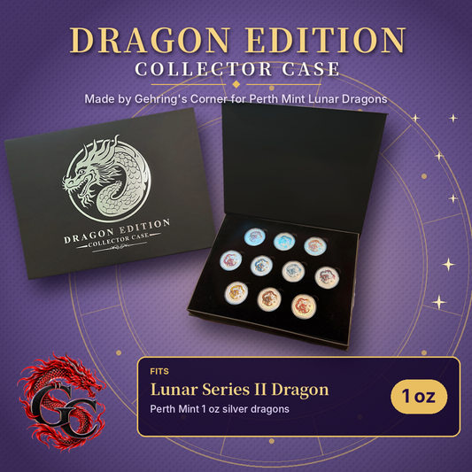 Dragon Storage Case, Series II (2012) 1 oz Dragons