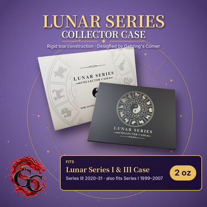 Lunar Silver Coin Storage Box – 2 oz – Series II Capsule Edition