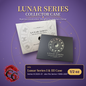 Lunar Silver Coin Storage Box – 1/2 oz – Series I & III Capsule Edition