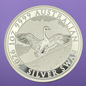 Moneda de plata Kookaburra de Australia de 2003 de 1 oz de plata fina .999