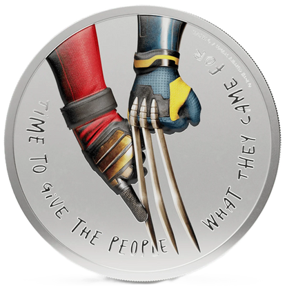 2026 Deadpool 1 oz Silver Matte Proof Round
