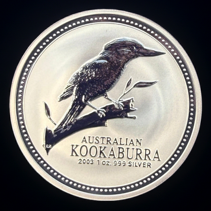 2003 Australia Kookaburra 1 oz Silver Coin .999 Fine Silver Coin