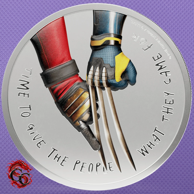 2026 Wolverine 1 oz Silver Matte Proof Round