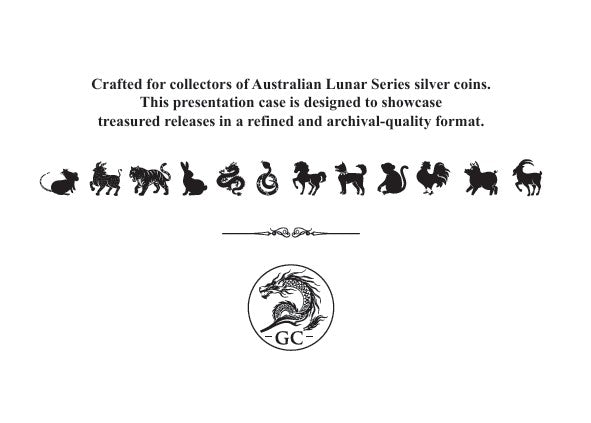 Australian Lunar Silver Coin Storage Box – 1 oz – Series II Capsule Edition