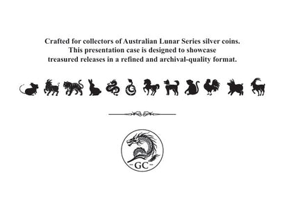 Australian Lunar Silver Coin Storage Box – 1 oz – Series II Capsule Edition