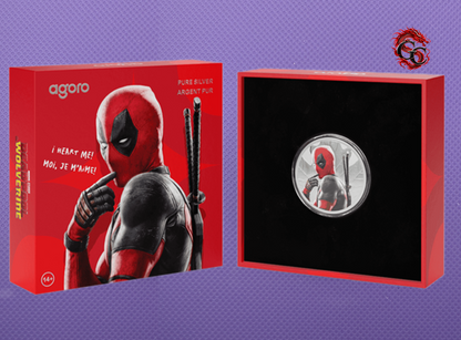 2026 Deadpool 1 oz Silver Matte Proof Round