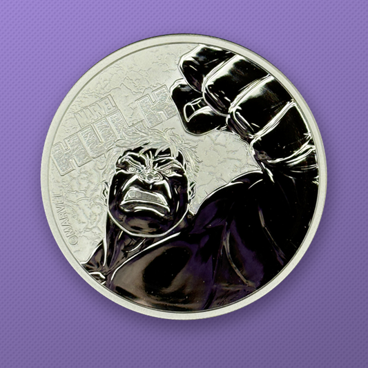 2019 Tuvalu Marvel The Incredible Hulk 1 oz .9999 Silver Coin