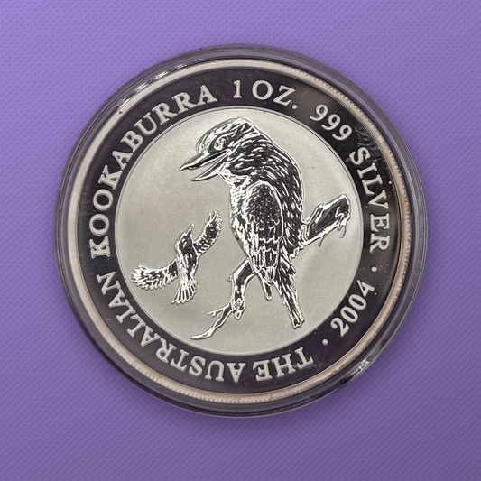 2004-P Australia Kookaburra $1 1 oz .999 Silver Coin BU