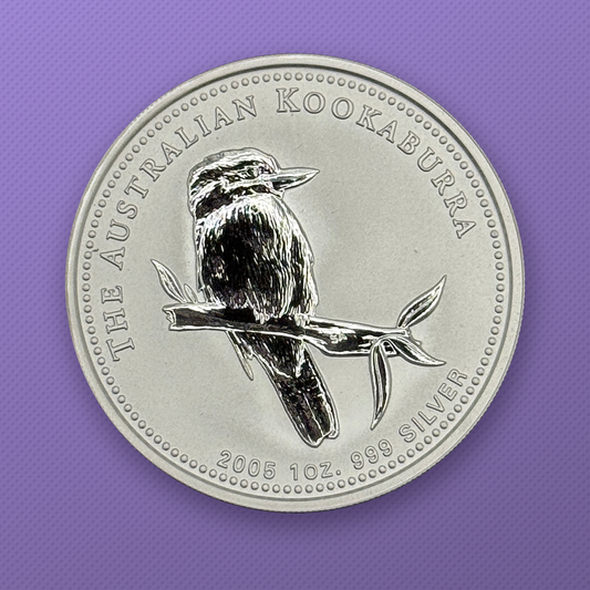 2005 Australia Kookaburra 1 oz .999 Silver Coin BU