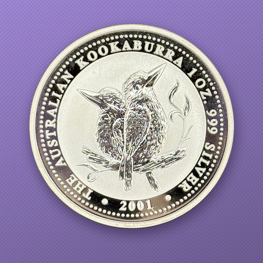 2001-P Australia Kookaburra $1 1 oz .999 Silver Coin BU