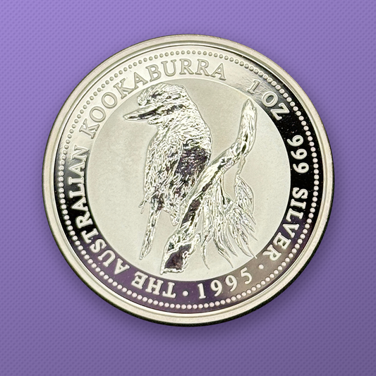 1995-P Australia Kookaburra $1 1 oz .999 Silver Coin BU