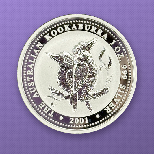 2001-P Australia Kookaburra $1 1 oz .999 Silver Coin BU