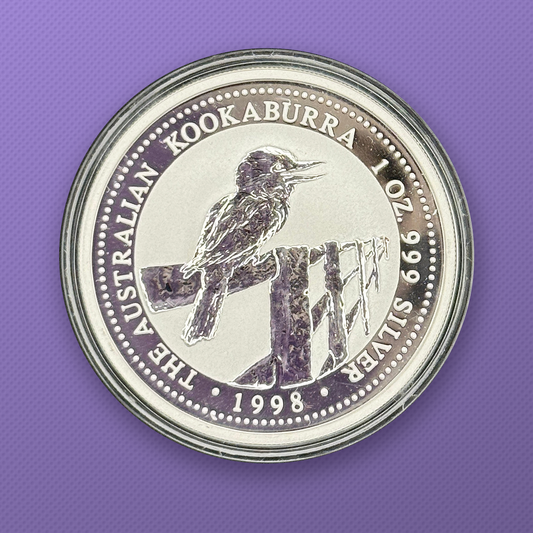 1998-P Australia Kookaburra $1 1 oz .999 Silver Coin BU