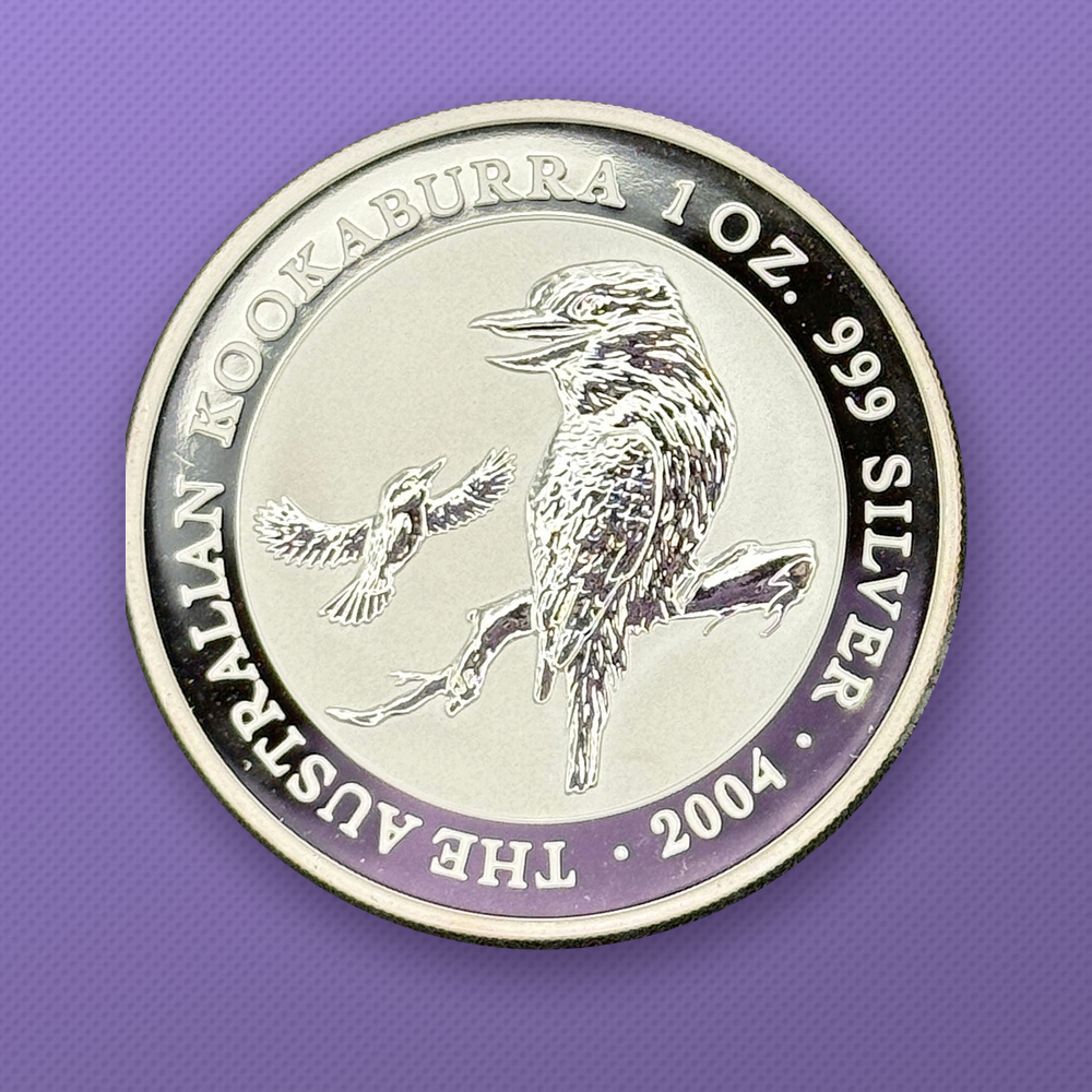 2004-P Australia Kookaburra $1 1 oz .999 Silver Coin BU