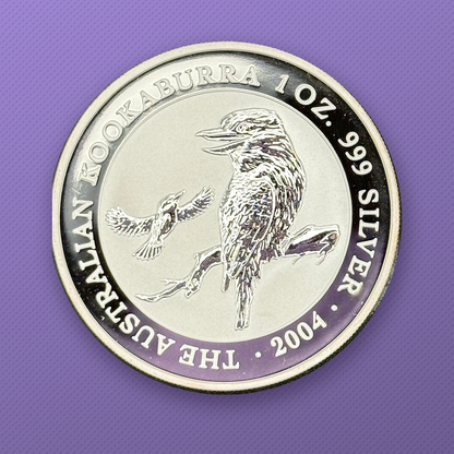 2004-P Australia Kookaburra $1 1 oz .999 Silver Coin BU