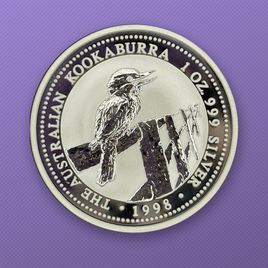 1998-P Australia Kookaburra $1 1 oz .999 Silver Coin BU