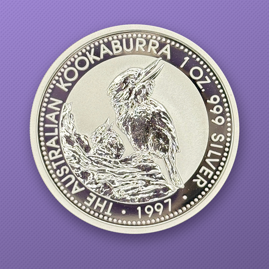 1997 Australia Kookaburra 1 oz .999 Silver Coin BU