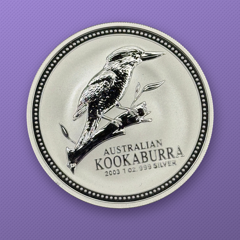 2003-P Australia Kookaburra $1 1 oz .999 Silver Coin BU