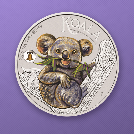 2026-P Koala $1 1 oz .9999 Silver Coin with ANA World's Fair of Money Privy
