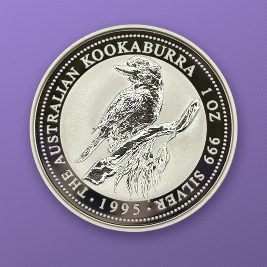 1995-P Australia Kookaburra $1 1 oz .999 Silver Coin BU