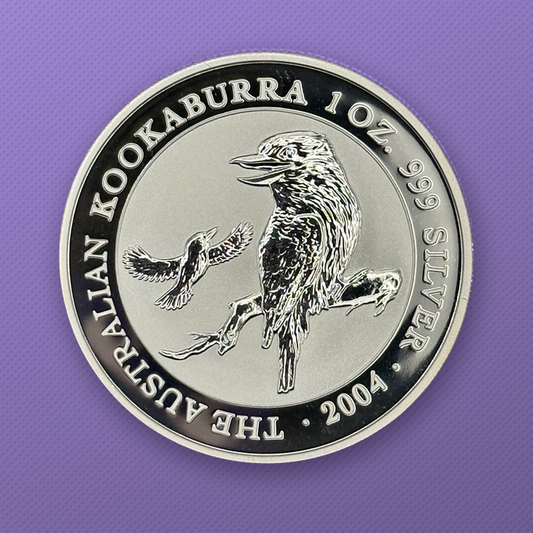 2004-P Australia Kookaburra $1 1 oz .999 Silver Coin in capsule