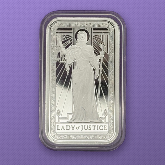 2026 PAMP Suisse Lady of Justice 10 oz .999 Silver Bar