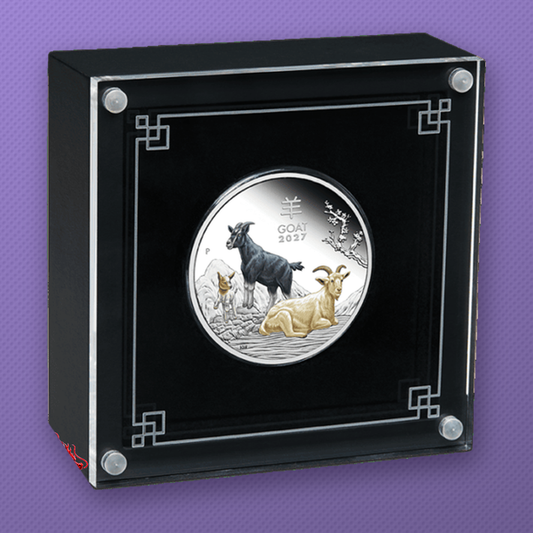 2027-P Lunar Series III Goat 1 oz Colorized Proof w/ Box & COA #2848