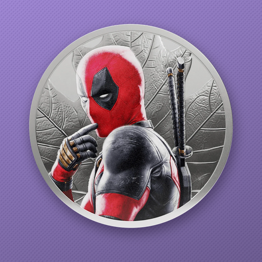 2026 Deadpool 1 oz Silver Matte Proof Round