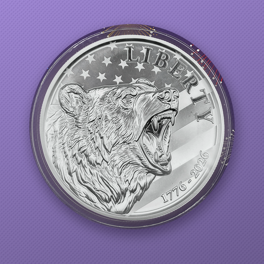 2026 Sunshine Mint America 250th American Bear 10 oz .999 Silver