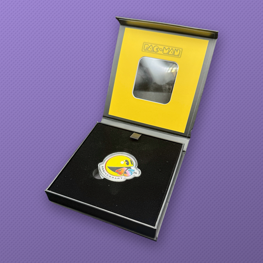 2025 Pac-Man 45th Anniversary 1 oz .9999 Silver Colorized Shaped Coin