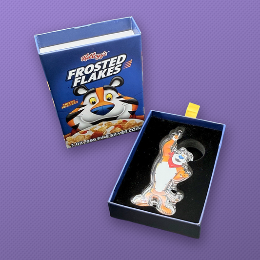 2024 Tony the Tiger Frosted Flakes 1 oz .999 Silver Colorized