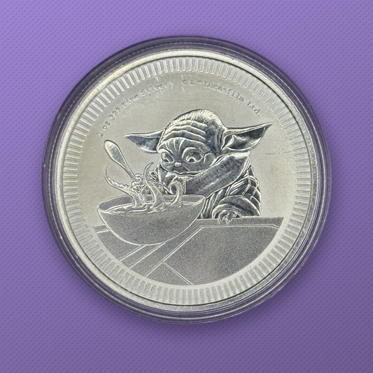 2022 Niue $2 Star Wars Grogu 1 oz .999 Silver BU