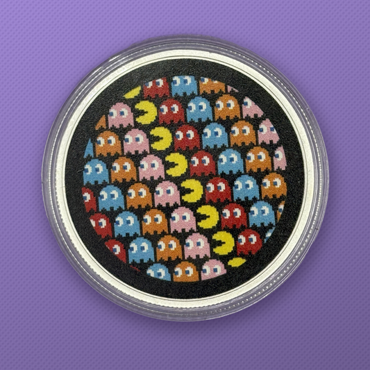 Pac-Man Ghosts Multicolor and Blue 1 oz .999 Silver Colorized