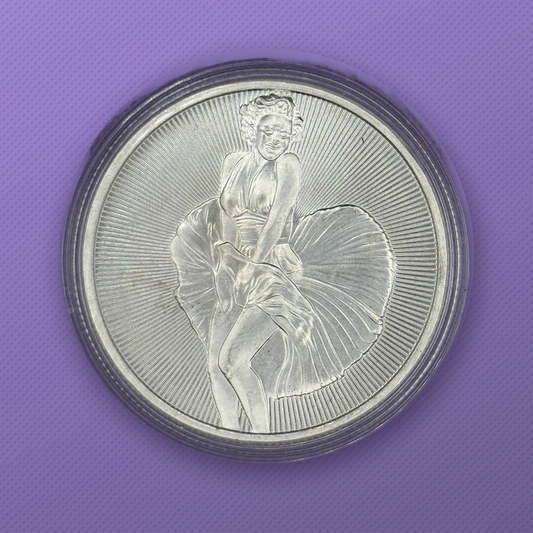 Marilyn Monroe 1 oz .999 Silver Round
