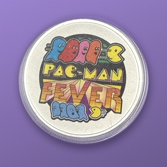 Pac-Man Fever 1 oz .999 Silver Colorized Round