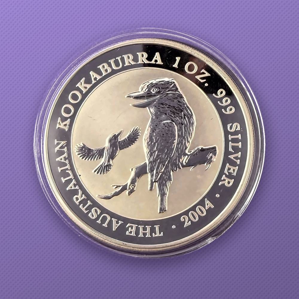2004-P Australia Kookaburra $1 1 oz .999 Silver Coin BU