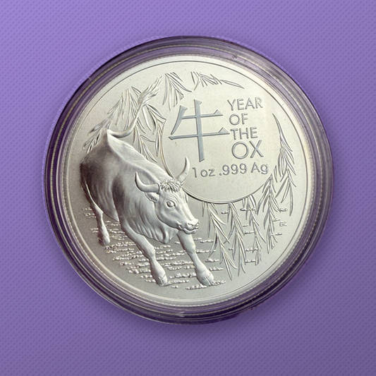 2021 Australia Year of the Ox 1 oz Silver Coin – Royal Australian Mint