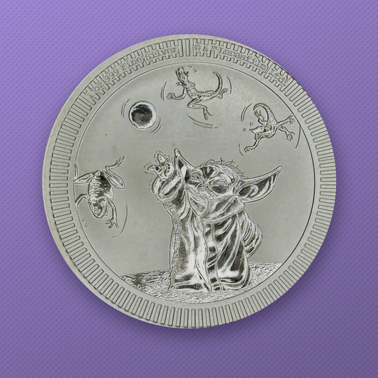 2024 Niue Star Wars Grogu 1 oz Silver Coin BU in New Capsule