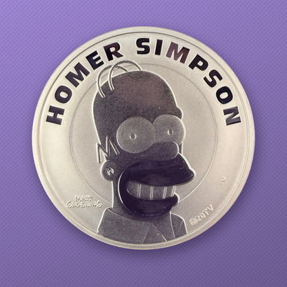 2022 Tuvalu Homer Simpson 1 oz .9999 Silver Coin – The Perth Mint