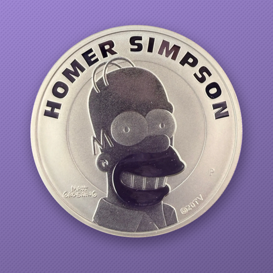 2022 Tuvalu Homer Simpson 1 oz .9999 Silver Coin – The Perth Mint