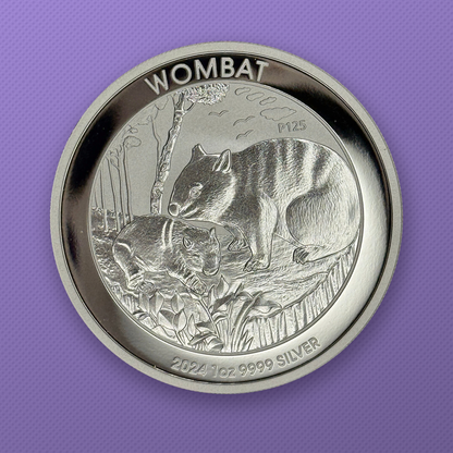 2024-P Australia Wombat $1 1 oz .9999 Silver BU