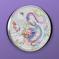 2024 Australia 1 oz Silver Colorized Coin Perth Mint in Capsule