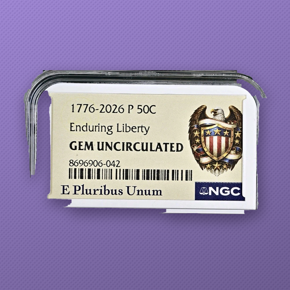 1776-2026 P 50C Enduring Liberty GEM