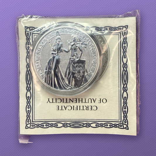 2023 Allegories Britannia & Germania BU Coin with Certificate of Authenticity