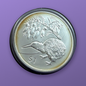 2012 New Zealand Kiwi Treasures Kowhai Coin in Original Display Card