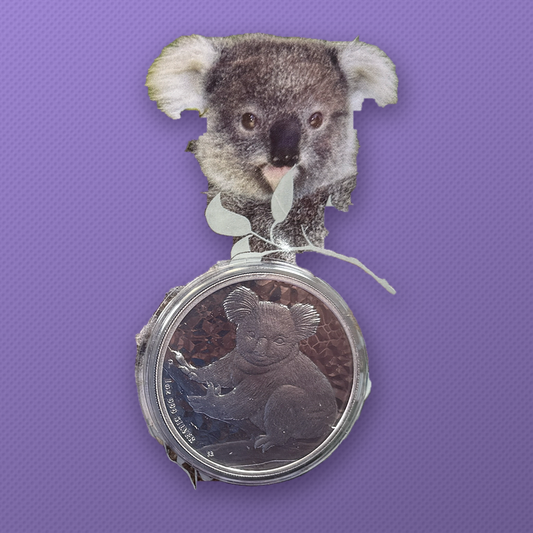 2009-P Australia Koala $1 1 oz .999 Silver Coin Mint Presentation Card BU