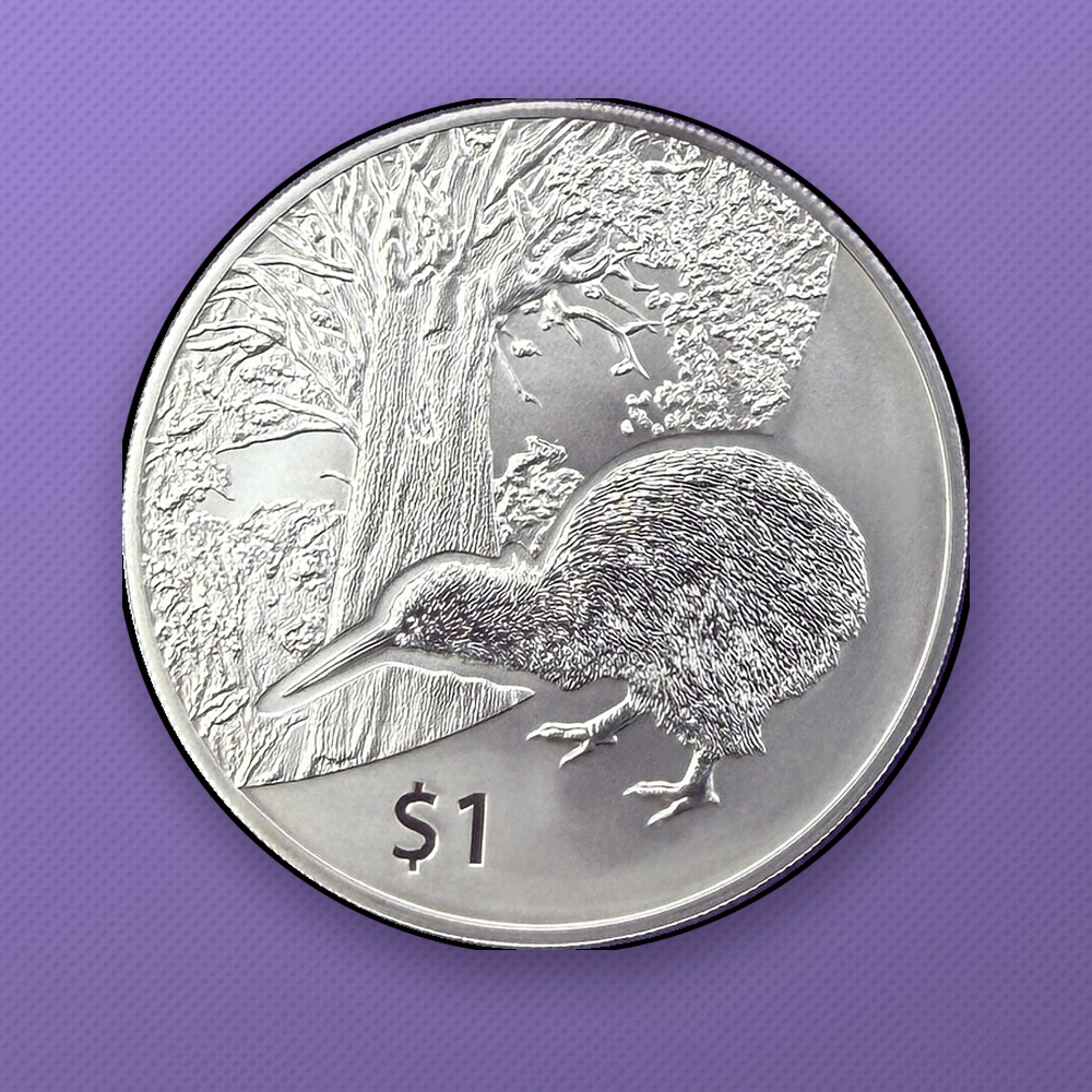 2013 New Zealand Kiwi $1 1 oz .999 Silver BU